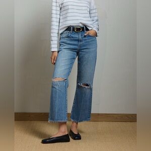 AE77 Premium Bootcut Crop Jean